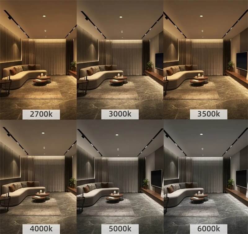COB 灯带色温 3000K/4000K/6000K 分别适合什么场景