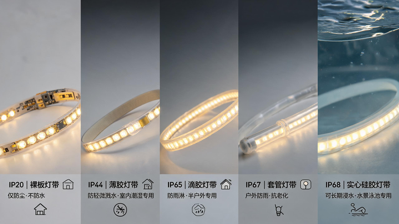 jimeng-2026-07-23-7392-图片主题:COB 灯带 IP20_IP44_IP65_IP67_IP68 全等级... jimeng-2026-07-23-7392-图片主题:COB 灯带 IP20_IP44_IP65_IP67_IP68 全等级...