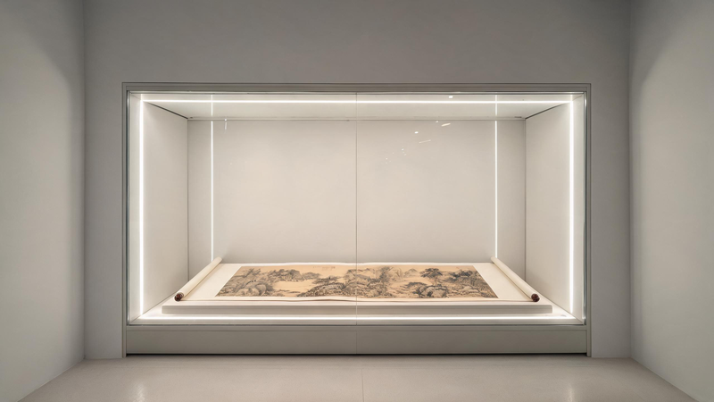 jimeng-2026-07-24-2505-图片主题:文博展厅艺术品展柜高显色 COB 灯带照明实景 画面风格:写实高清摄影... jimeng-2026-07-24-2505-图片主题:文博展厅艺术品展柜高显色 COB 灯带照明实景 画面风格:写实高清摄影...