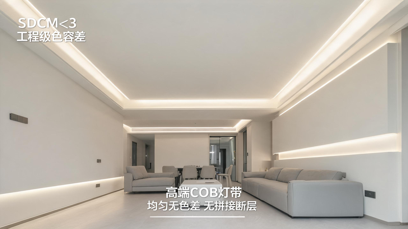 jimeng-2026-07-28-8735-画面主题 高端无主灯全屋空间落地效果图,展示SDCM≤3 高等级 COB 灯带极... jimeng-2026-07-28-8735-画面主题 高端无主灯全屋空间落地效果图,展示SDCM≤3 高等级 COB 灯带极...