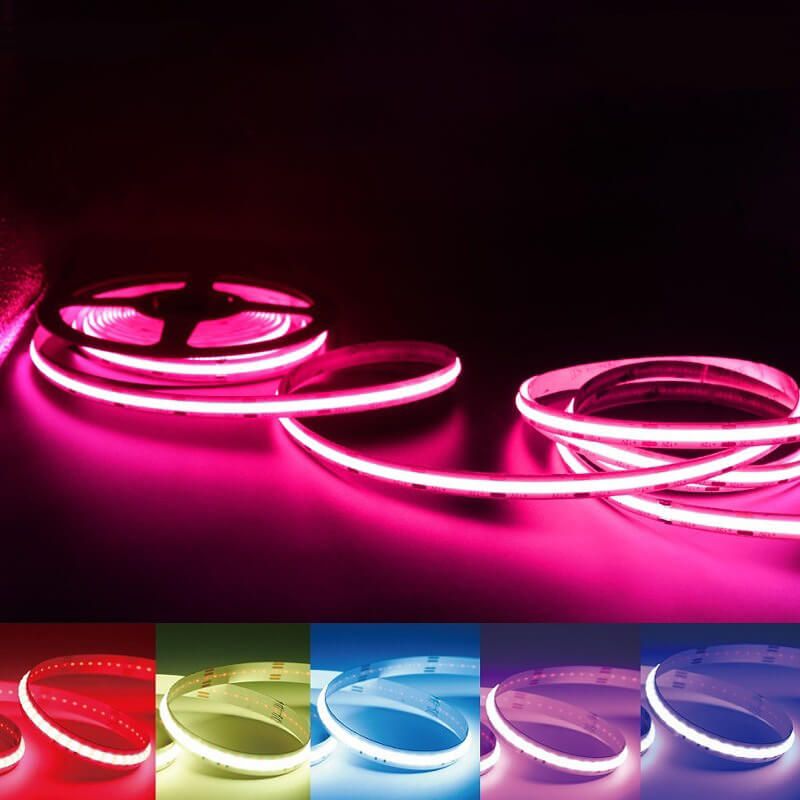 640LED/m COB RGB灯带｜DC24V柔性LED灯带｜全彩氛围照明应用 - 4