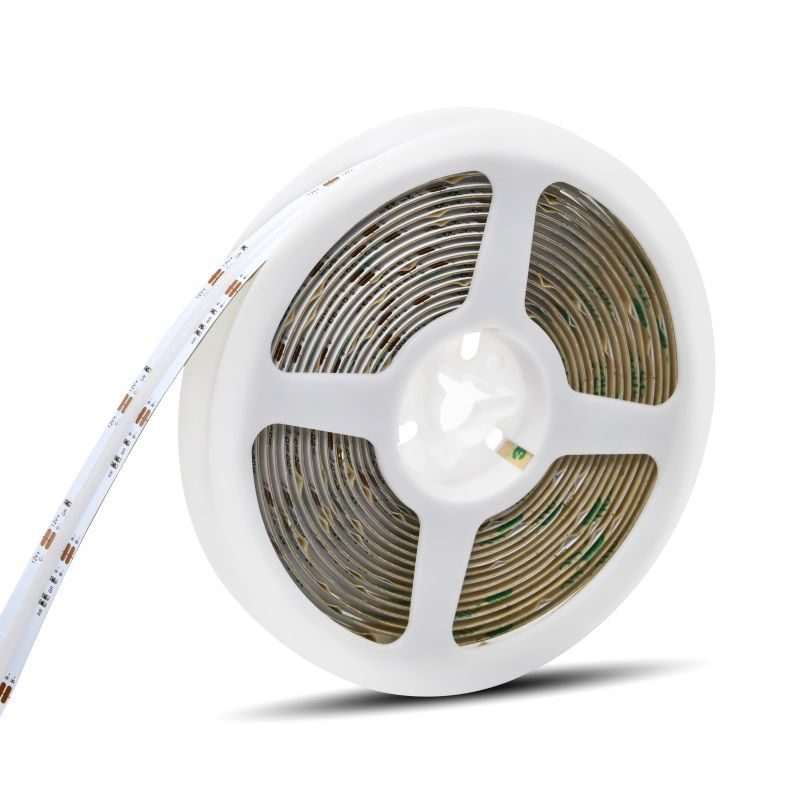 608LED/m 双色温COB灯带｜DC24V可调色温柔性LED灯带 - 1