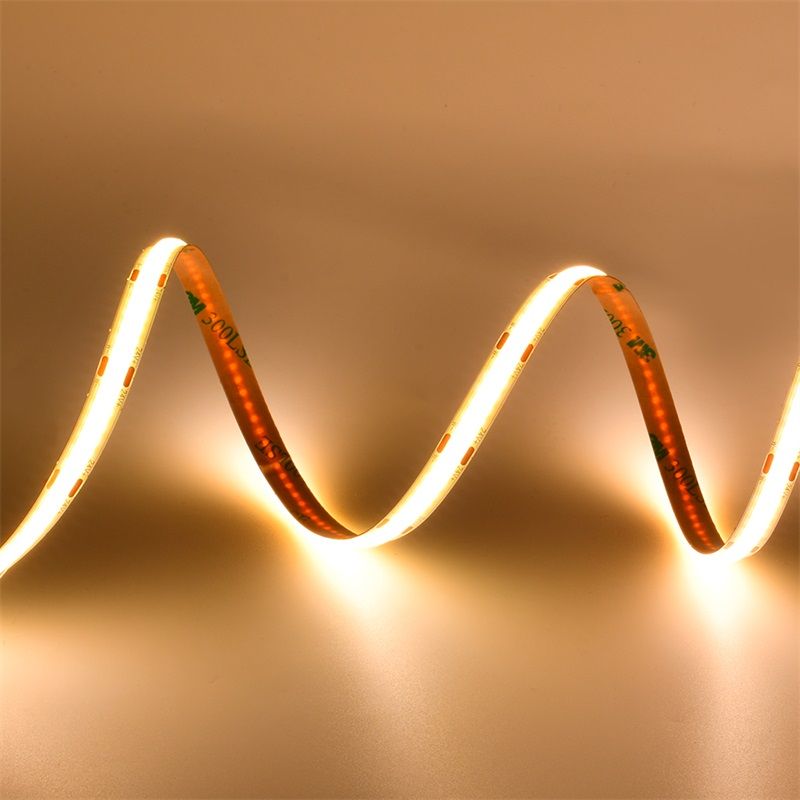 480LED/m双色温COB灯带｜DC12V/24V可调色温柔性LED灯带｜线性照明应用 - 6