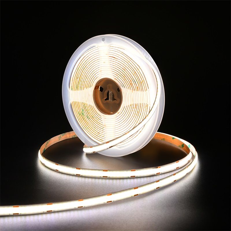 384LED/m COB单色灯带｜DC12V/24V柔性LED灯带｜无光点线性照明应用