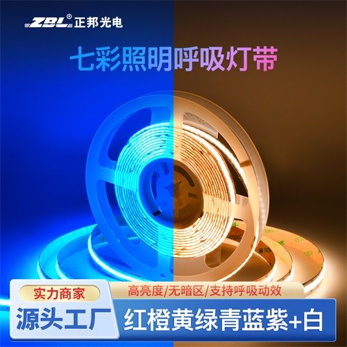 840LED/m RGBCW五合一COB幻彩灯带｜智能IC控制RGBW+CCT柔性LED灯带