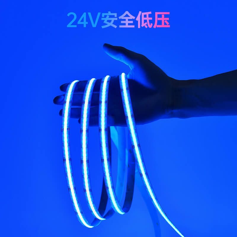 840LED/m RGBCW五合一COB幻彩灯带｜智能IC控制RGBW+CCT柔性LED灯带 - 3