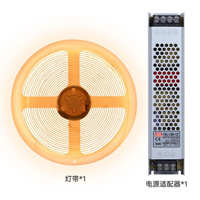 COB512单色LED灯带｜每米可调高亮光源｜工程与装饰照明首选 - 6