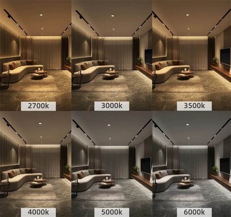 COB 灯带色温 3000K/4000K/6000K 分别适合什么场景